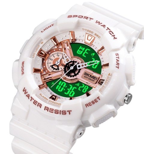 Zegarek Damski Skmei 1688WT+ BOX Zegarek Damski Skmei 1688WT+ BOX