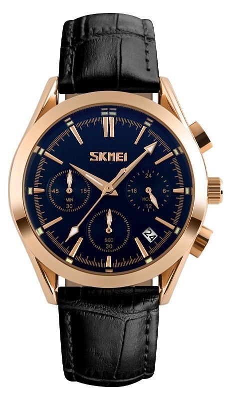 Zegarek Męski Skmei 9127BK + BOX Zegarek Męski Skmei 9127BK + BOX