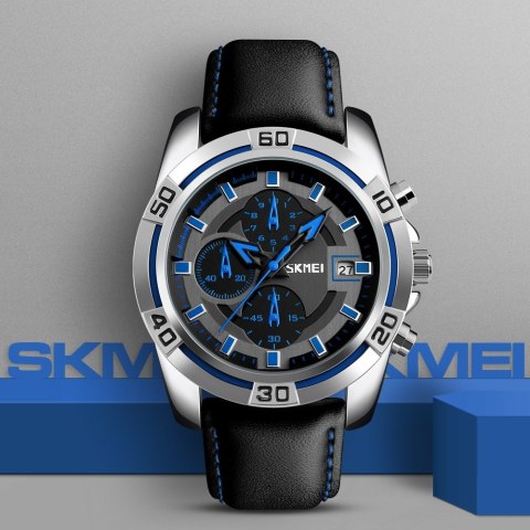 Zegarek Męski Skmei 9156SIBU + BOX Zegarek Męski Skmei 9156SIBU + BOX