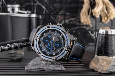 Zegarek Męski Skmei 9156SIBU + BOX Zegarek Męski Skmei 9156SIBU + BOX