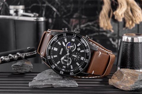 Zegarek Męski Skmei 9249BNBK + BOX Zegarek Męski Skmei 9249BNBK + BOX