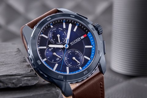 Zegarek Męski Tommy Hilfiger Walker 1710632 + BOX Zegarek Męski Tommy Hilfiger Walker 1710632 + BOX