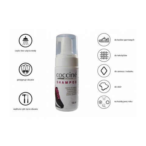 Coccine szampon do sneakersów pianka 100 ml Coccine szampon do sneakersów pianka 100 ml