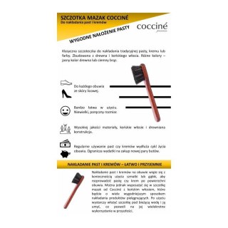 Coccine szczotka mazak do nakładania kremów i czyszczenia skóry 10309