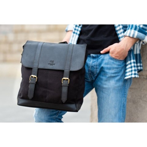 Duży męski plecak vintage Paolo Peruzzi T-29-BL Duży męski plecak vintage Paolo Peruzzi T-29-BL