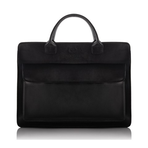 Elegancka skórzana aktówka damska Paolo Peruzzi N05-BL Elegancka skórzana aktówka damska Paolo Peruzzi N05-BL