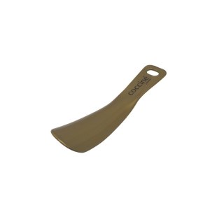 Krótka łyżka do butów plastikowa złota Coccine 15 cm