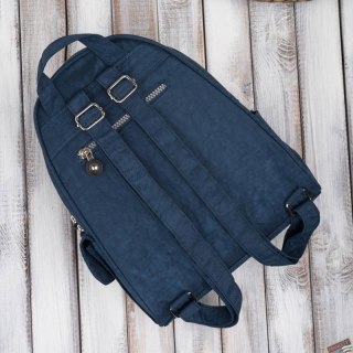 Modny plecaczek damski w kolorze granatowym SP-10-DB