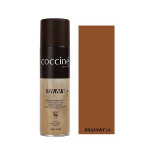 Renowator do zamszu i nubuku odświeżacz koloru brązowy Ravvivant Coccine 250 ml
