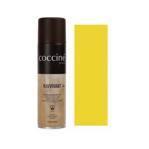Renowator do zamszu i nubuku odświeżacz koloru żółty Ravvivant Coccine 250 ml Renowator do zamszu i nubuku odświeżacz koloru żółty Ravvivant Coccine 250 ml