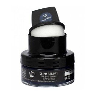 Pasta do butów krem skóry gładkiej Cream Elegance ciemny brąz 50 ml