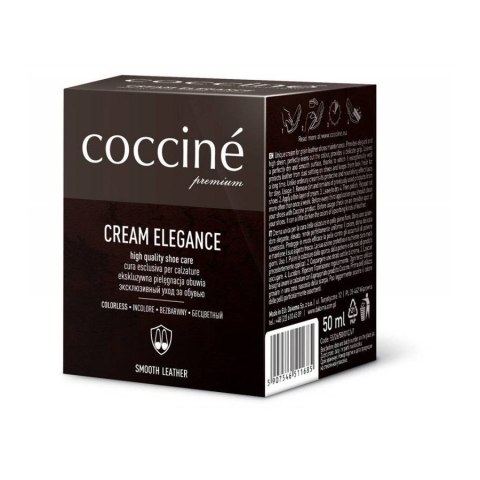 Pasta do butów krem skóry gładkiej Cream Elegance granatowa 50 ml Pasta do butów krem skóry gładkiej Cream Elegance granatowa 50 ml
