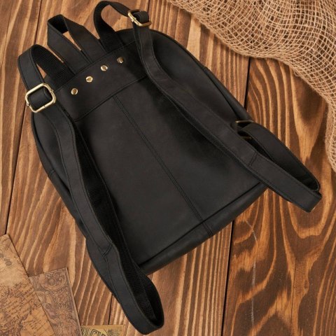 Plecak damski retro vintage czarny T-18-BL Plecak damski retro vintage czarny T-18-BL