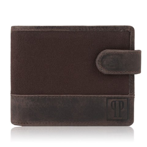 Portfel męski skórzany z ochroną RFID Paolo Peruzzi T-03-BR Portfel męski skórzany z ochroną RFID Paolo Peruzzi T-03-BR