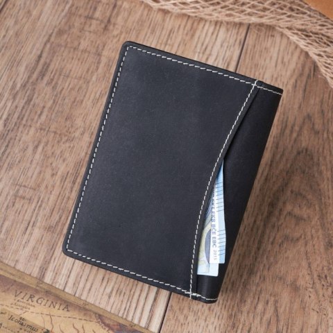 Portfel męski skórzany z ochroną RFID Paolo Peruzzi T-13-BL Portfel męski skórzany z ochroną RFID Paolo Peruzzi T-13-BL