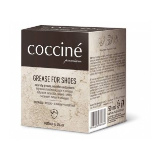 Tłuszcz do obuwia do gładkich do natłuszczania Grease for shoes Coccine brązowy 50 ml