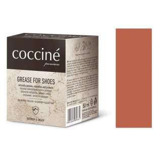Tłuszcz do obuwia do gładkich do natłuszczania Grease for shoes Coccine brązowy 50 ml