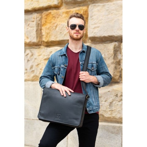 Torba męska na ramię vintage Paolo Peruzzi T-06-BL Torba męska na ramię vintage Paolo Peruzzi T-06-BL