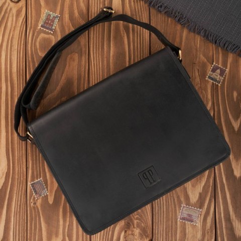 Torba męska na ramię vintage Paolo Peruzzi T-06-BL Torba męska na ramię vintage Paolo Peruzzi T-06-BL