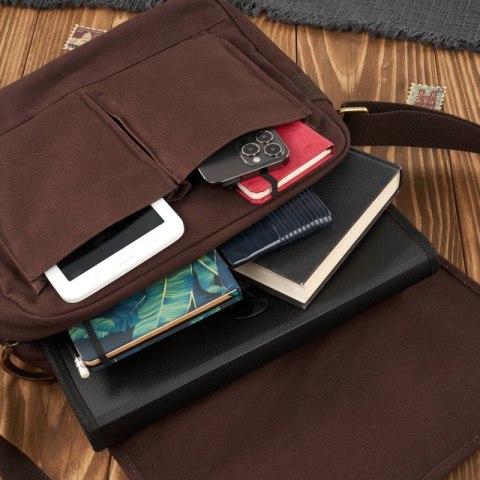 Torba męska na ramię vintage Paolo Peruzzi T-17-BR Torba męska na ramię vintage Paolo Peruzzi T-17-BR