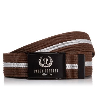 Pasek męski parciany Paolo Peruzzi PW-15-115 cm