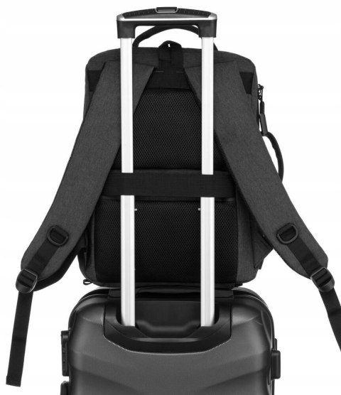 Plecak podróżny z miejscem na laptopa i portem USB - Peterson Plecak podróżny z miejscem na laptopa i portem USB - Peterson