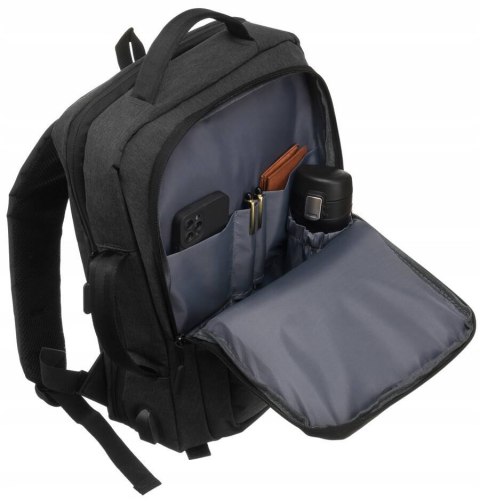 Plecak podróżny z miejscem na laptopa i portem USB - Peterson Plecak podróżny z miejscem na laptopa i portem USB - Peterson