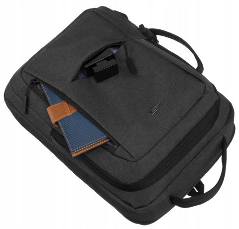 Plecak podróżny z miejscem na laptopa i portem USB - Peterson Plecak podróżny z miejscem na laptopa i portem USB - Peterson