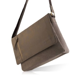 Torba męska na ramię vintage canvas SP-06-BR