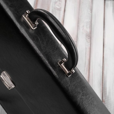 Aktówka męska skórzana do ręki i na ramię elegancka czarna Paolo Peruzzi S-43-BL Aktówka męska skórzana do ręki i na ramię elegancka czarna Paolo Peruzzi S-43-BL