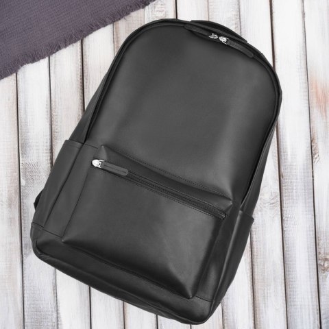 Plecak skórzany unisex do pracy na laptopa A4 Paolo Peruzzi E-29-BL Plecak skórzany unisex do pracy na laptopa A4 Paolo Peruzzi E-29-BL