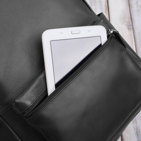 Plecak skórzany unisex do pracy na laptopa A4 Paolo Peruzzi E-29-BL Plecak skórzany unisex do pracy na laptopa A4 Paolo Peruzzi E-29-BL