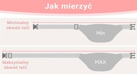 Pojemna saszetka na biodra lub przez ramię - Rovicky Pojemna saszetka na biodra lub przez ramię - Rovicky