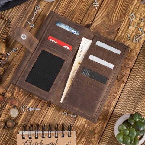 Zestaw prezentowy ZUP-37-BR portfel damski skórzany T-05 etui T-51 Zestaw prezentowy ZUP-37-BR portfel damski skórzany T-05 etui T-51