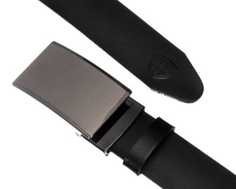 Elegancki pasek garniturowy z automatyczną klamrą - Peterson Elegancki pasek garniturowy z automatyczną klamrą - Peterson