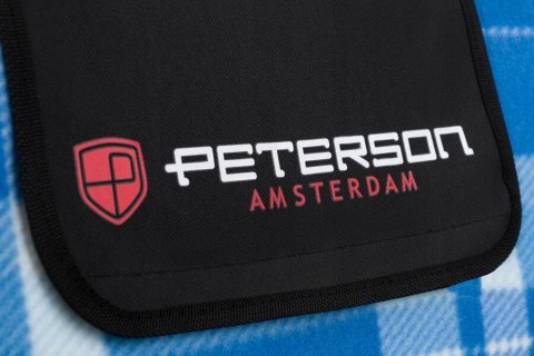 Materiałowy koc piknikowy z wodoodporną izolacją - Peterson Materiałowy koc piknikowy z wodoodporną izolacją - Peterson