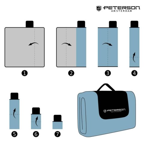 Materiałowy koc piknikowy z wodoodporną izolacją - Peterson Materiałowy koc piknikowy z wodoodporną izolacją - Peterson