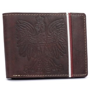 Duży, patriotyczny portfel męski z systemem RFID