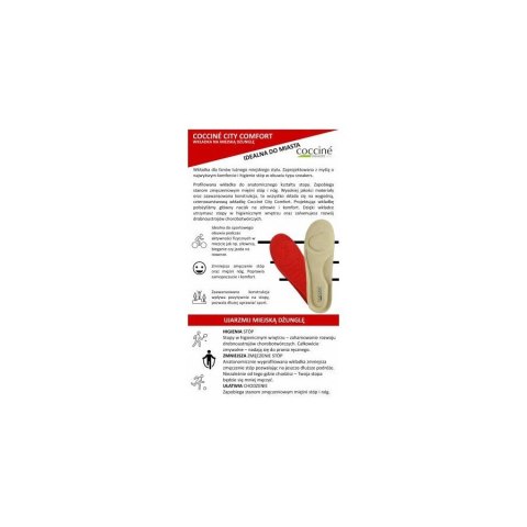 R 40-43 - Wkładki do butów zwiększające komfort chodzenia City Comfort R 40-43 - Wkładki do butów zwiększające komfort chodzenia City Comfort