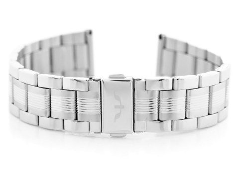 Bransoleta Bisset (bb016a) - srebrna 20mm Bransoleta Bisset (bb016a) - srebrna 20mm