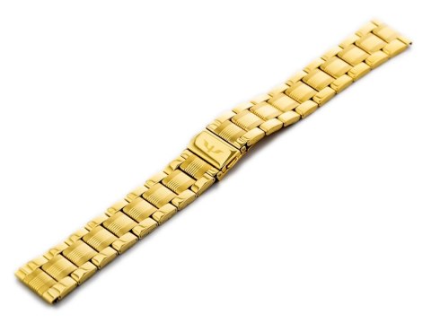 Bransoleta Bisset (bb016b) - złota 20mm Bransoleta Bisset (bb016b) - złota 20mm