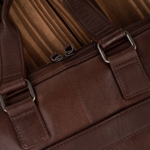 Torba męska skórzana na ramię i do ręki na laptopa do pracy brązowa Paolo Peruzzi AL-09-BR Torba męska skórzana na ramię i do ręki na laptopa do pracy brązowa Paolo Peruzzi AL-09-BR