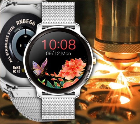 Smartwatch Damski RUBICON RNBE66 Silver SMARUB123 Smartwatch Damski RUBICON RNBE66 Silver SMARUB123