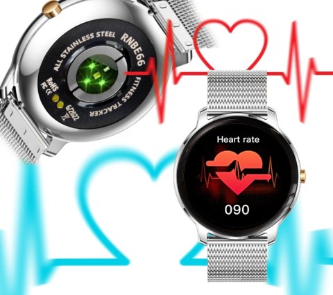 Smartwatch Damski RUBICON RNBE66 Silver SMARUB123 Smartwatch Damski RUBICON RNBE66 Silver SMARUB123