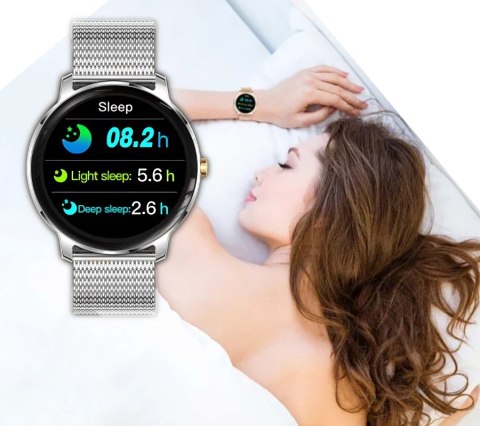 Smartwatch Damski RUBICON RNBE66 Silver SMARUB123 Smartwatch Damski RUBICON RNBE66 Silver SMARUB123