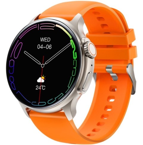 Smartwatch Męski RUBICON RNCF12 Tytan/Orange SMARUB245 Smartwatch Męski RUBICON RNCF12 Tytan/Orange SMARUB245