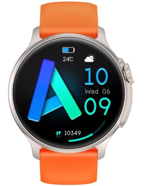Smartwatch Męski RUBICON RNCF12 Tytan/Orange SMARUB245 Smartwatch Męski RUBICON RNCF12 Tytan/Orange SMARUB245