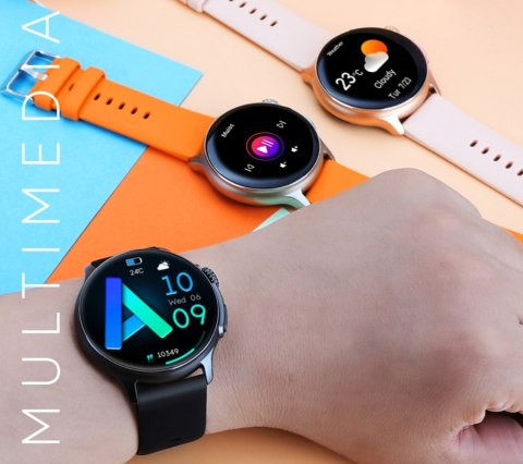 Smartwatch Męski RUBICON RNCF12 Tytan/Orange SMARUB245 Smartwatch Męski RUBICON RNCF12 Tytan/Orange SMARUB245