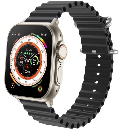 Smartwatch Męski RUBICON RNCF17 Tytan/Black SMARUB268 Smartwatch Męski RUBICON RNCF17 Tytan/Black SMARUB268