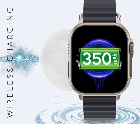 Smartwatch Męski RUBICON RNCF17 Tytan/Orange SMARUB269 Smartwatch Męski RUBICON RNCF17 Tytan/Orange SMARUB269
